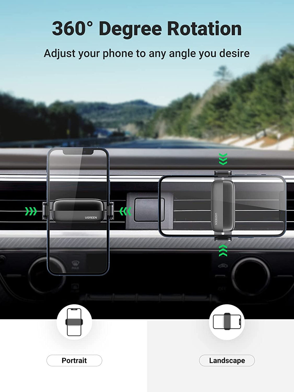 UGREEN 10422 Vehicle Air Vent Phone Holder