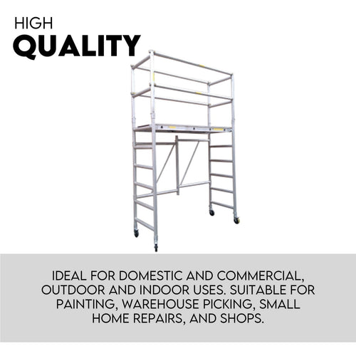 3M Mobile Scaffold Aluminium 225KG Capacity Portable Safety Platform