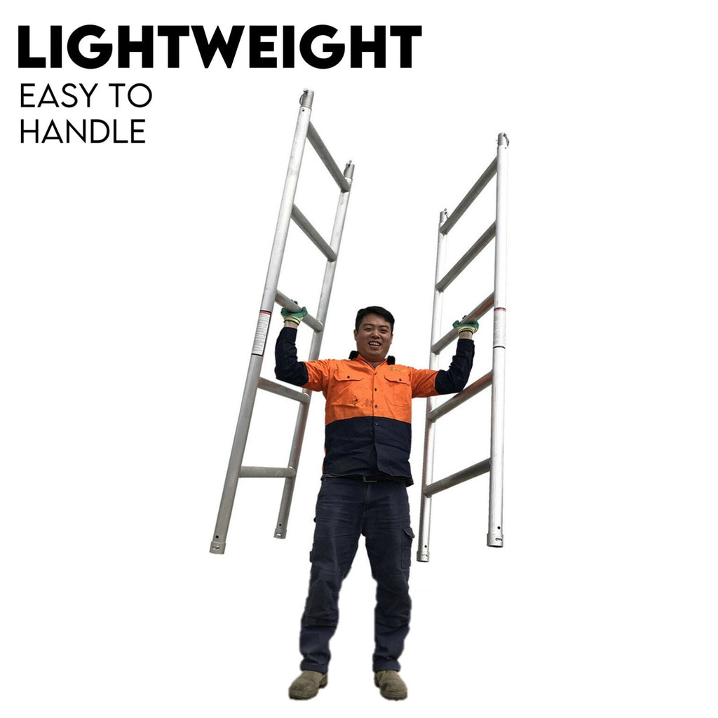 3.0M Aluminium Scaffold Mobile Tower Single Width Platform Height AU Standard