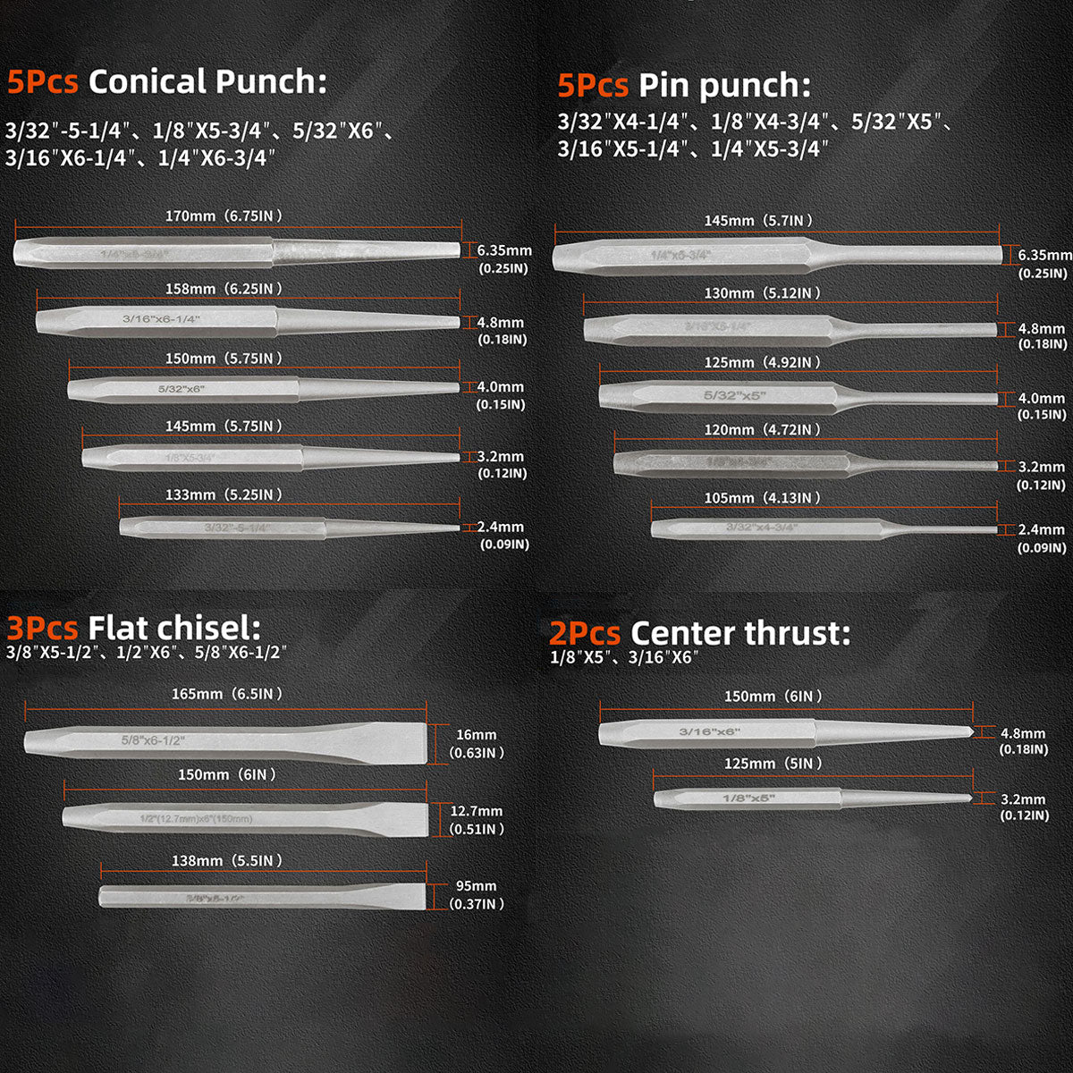 16pcs Maintenance Tool Set Fitter Tool Combination for Home Garage DIY Repair