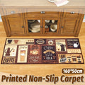 Printed Non Slip Door Floor Rug Mat Kitchen Bathroom Carpet Mat Water Absorbent