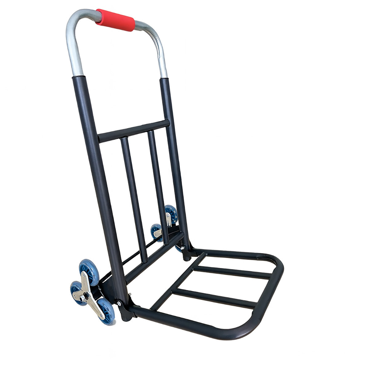 Folding Hand Trolley Heavy Duty Solid Wheel or Stair Climber Tri Wheel for Moving - Flat Ground