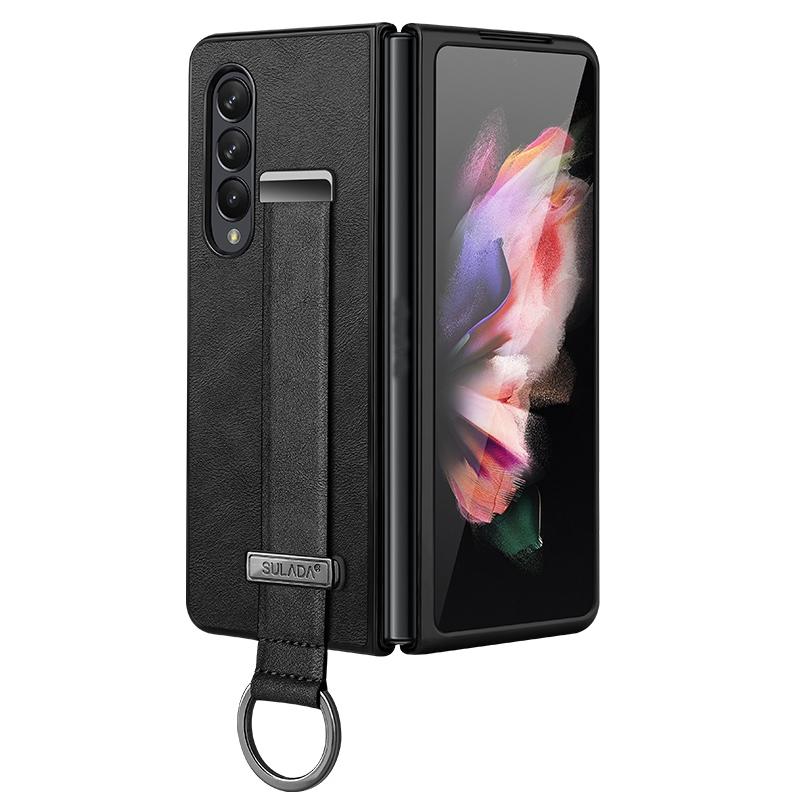 For Samsung Galaxy Z Fold4 5G Leather Shockproof Case