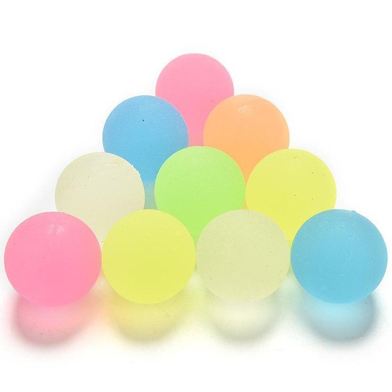 10pcs Large Frosted Rubber Bouncing Balls 60mm Mixed Colours Bulk w Storage Tub