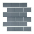 Tiles 3D Peel and Stick Wall Tile Dark Grey 10 Sheets