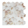 Tiles 3D Peel and Stick Wall Tile Shell Mosaic 10 Sheets