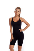 Size XXXL Black Seamless Full Body Shaper for Women - Tummy Control, Butt Lifter & Thigh Slimmer Bodysuit