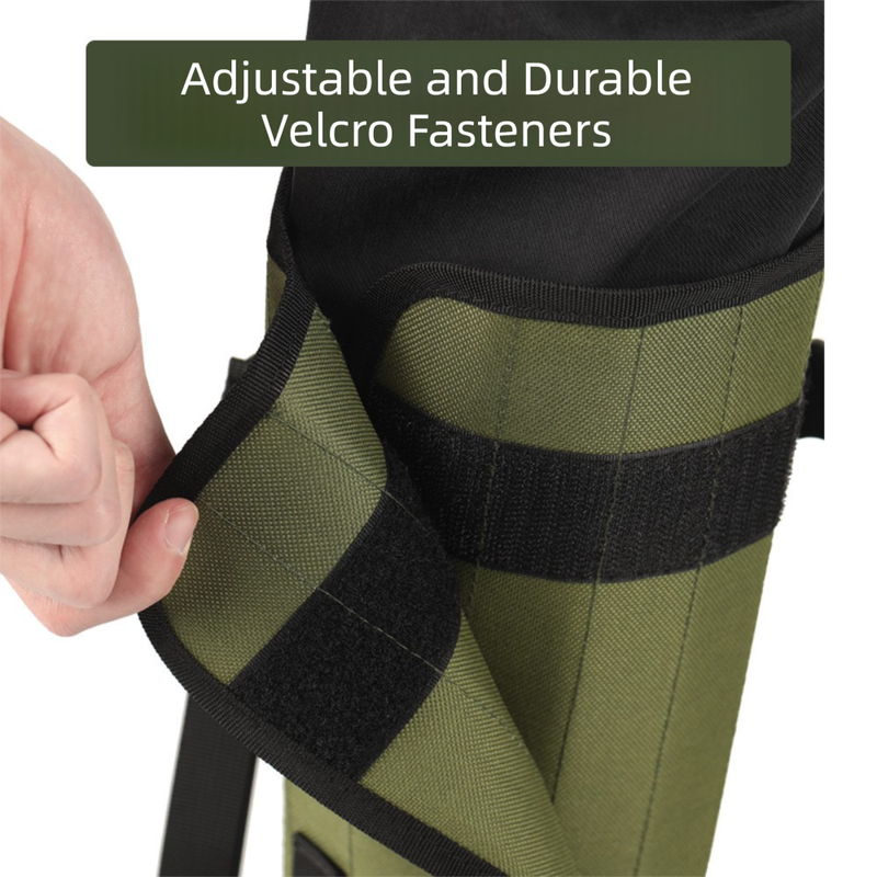 Camouflage khaki Outdoor Waterproof Leg Gaiters - Anti-Snake Bite & Scratch Protection Boot Covers - Breathable Nylon Oxford Leg Guards for Hiking Camping