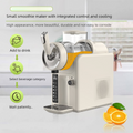 White Compact Home Cold Drink & Ice Cream Maker – Multi-Functional Slush, Milkshake, Coffee, Cocktail & Ice Cream Machine with Auto-Clean Function (AU Plug)