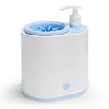 Blue Electric Pet Paw Cleaner Automatic Dog Foot Washer Cup with Built-in Soap Dispenser Soft Silicone Massage Bristles for Small Dogs & Cats