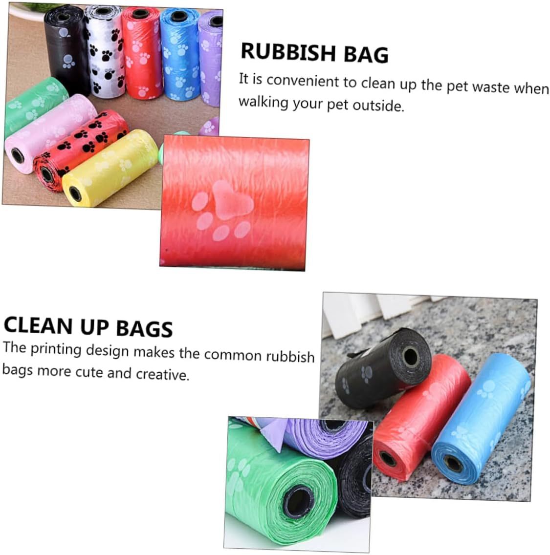 150-Count Biodegradable Dog Poop Bags with Bone Dispenser - Extra Thick Leak-Proof Pet Supplies