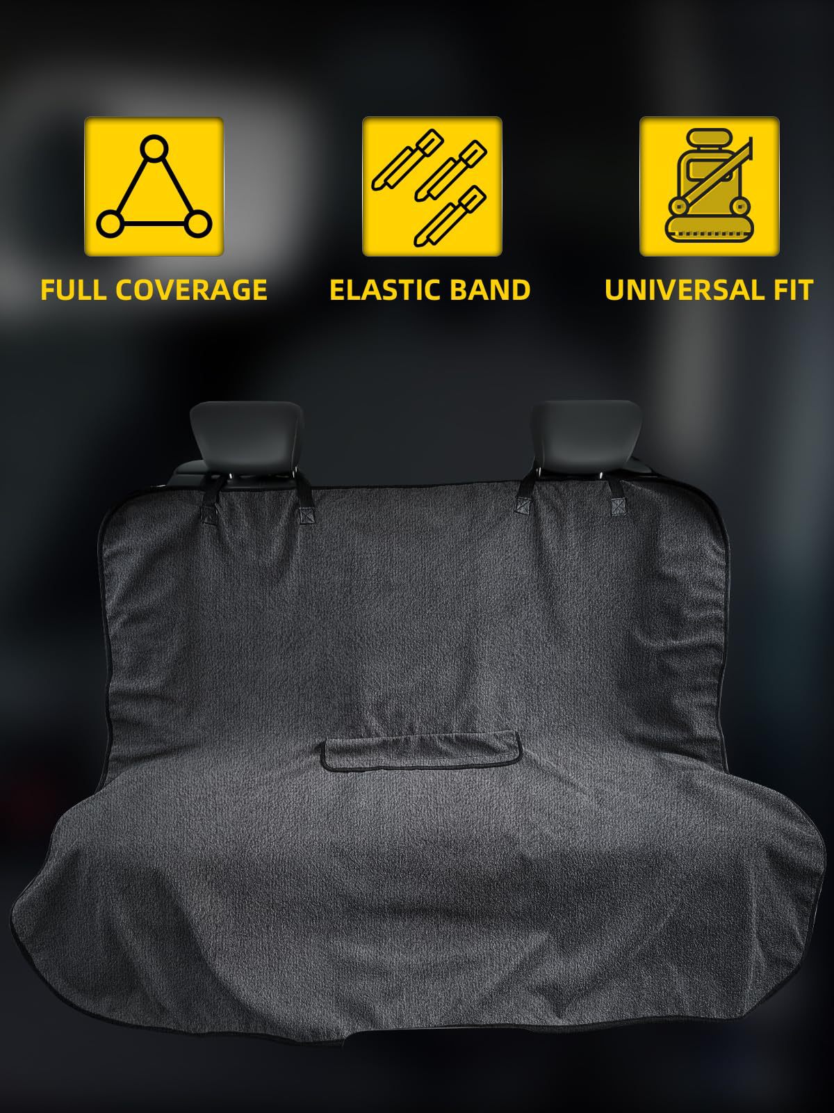 Pink Waterproof Towel Car Back Seat Cover - Universal Non-Slip Sweat-Absorbent Bucket Seat Protector for Gym Fitness and Beach