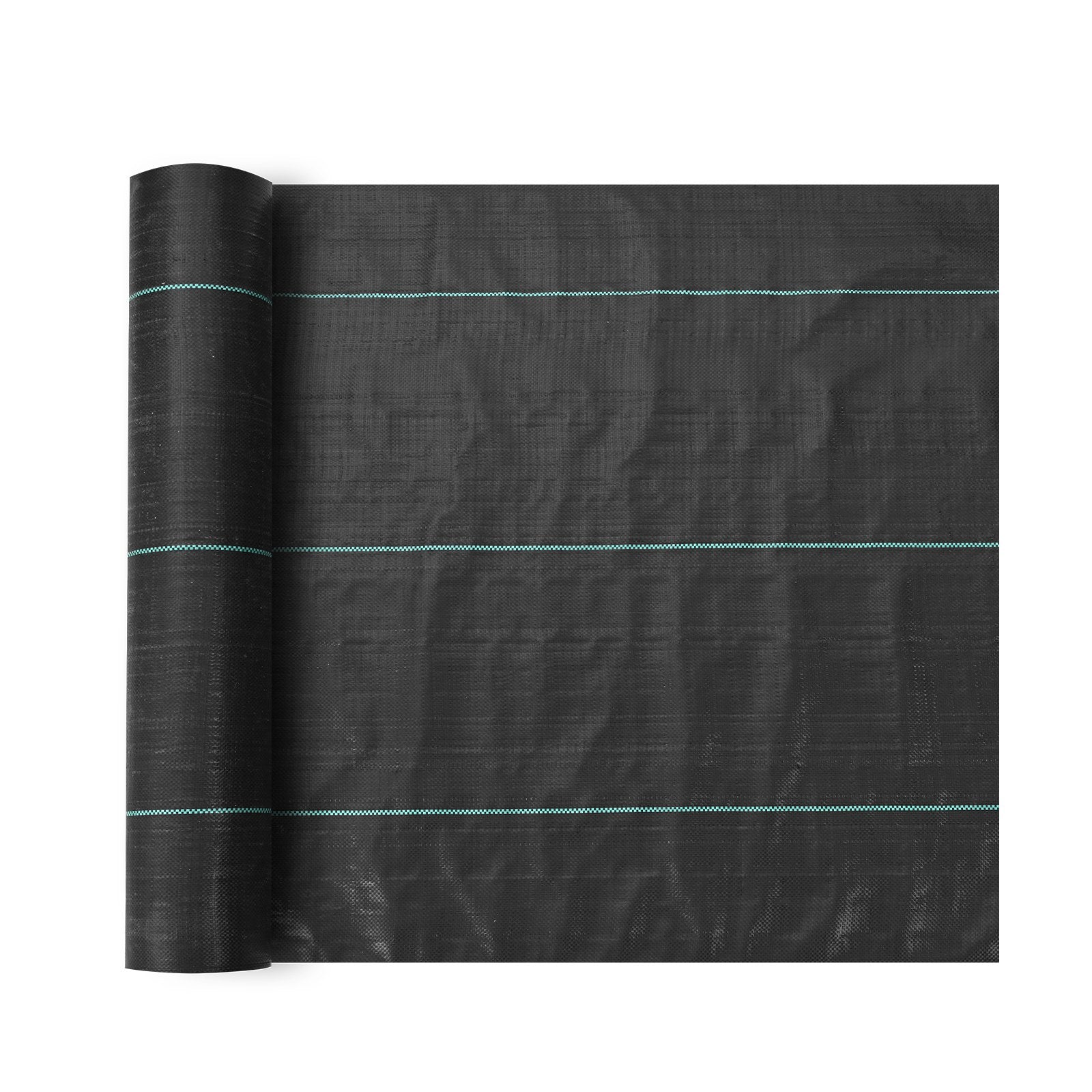 VEVOR Weed Barrier Landscape Fabric, 6*300FT Heavy Duty Garden Weed Fabric, Woven PP Weed Control Fabric, Driveway Fabric, Geotextile Fabric for Landscaping, Ground Cover, Weed Blocker Weed Mat, Black