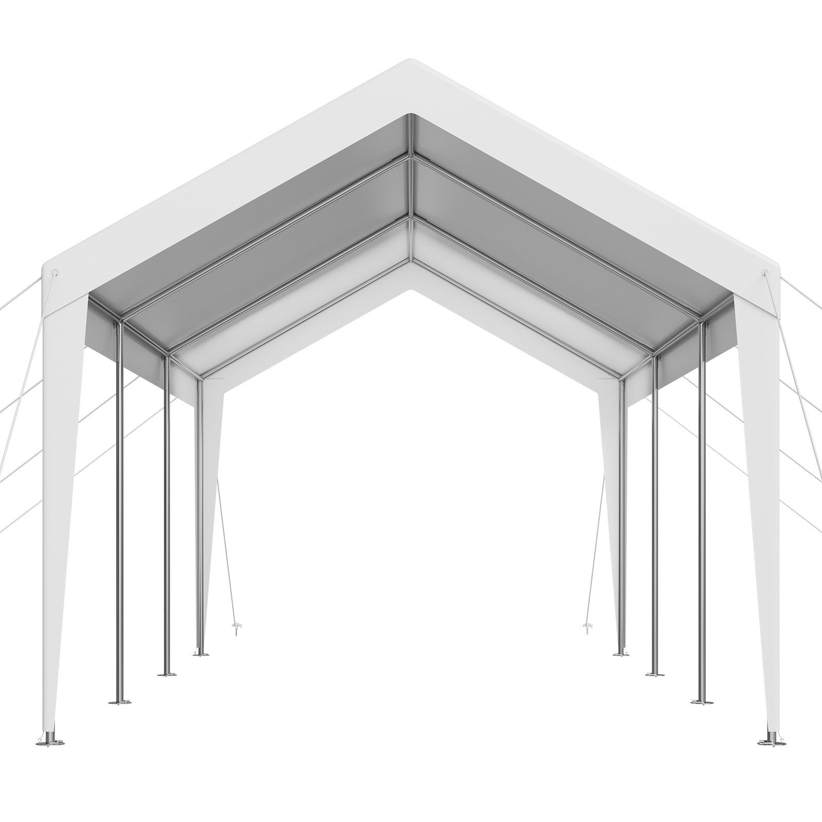 Carport Car Canopy 10 x 20 FT Heavy Duty Portable Car Shelter Tent White