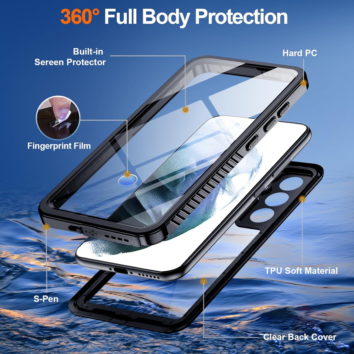 Samsung Galaxy S21 Plus Waterproof Case